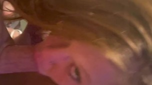 Deep throat slobbering mommy